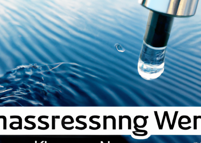 Klimawandel und wasserversorgung